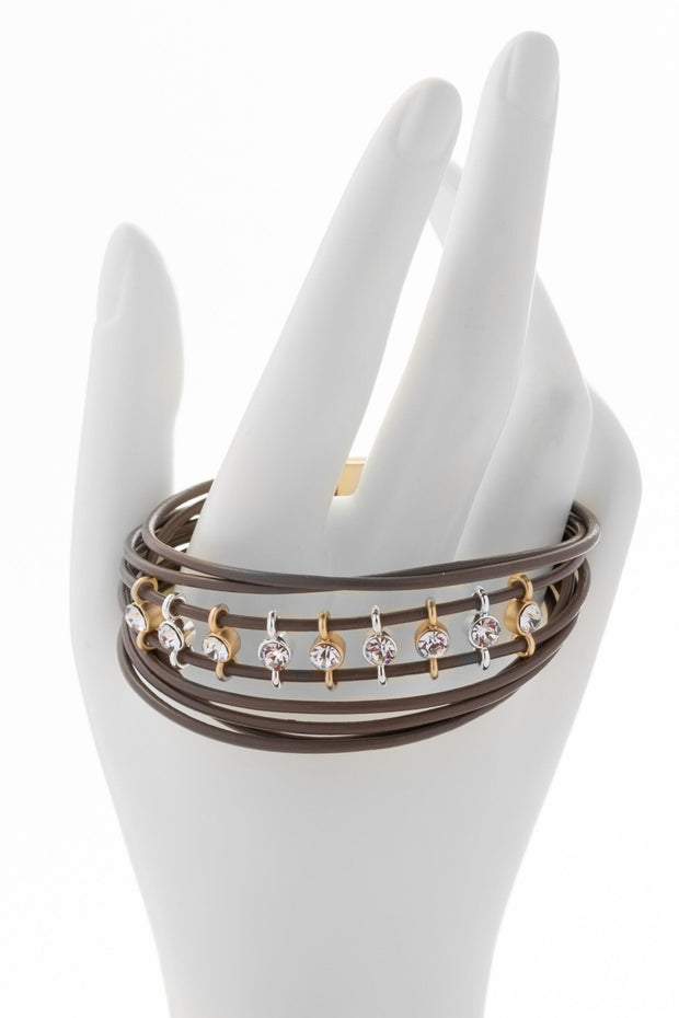 Jewels Leather Bracelet