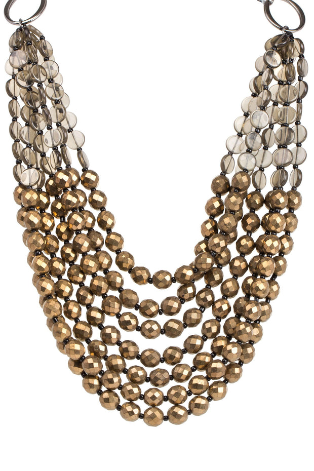 Chunky Beaded Layer Necklace