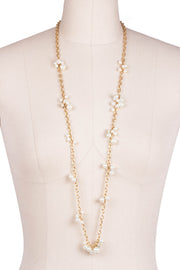 Cluster Party Pearl Necklace