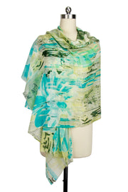 Abstract Flower Scarf