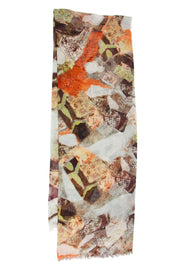 Forest Clay Abstract Scarf