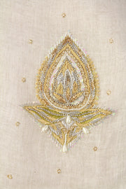 Ethnic Embroidered Leaf Scarf