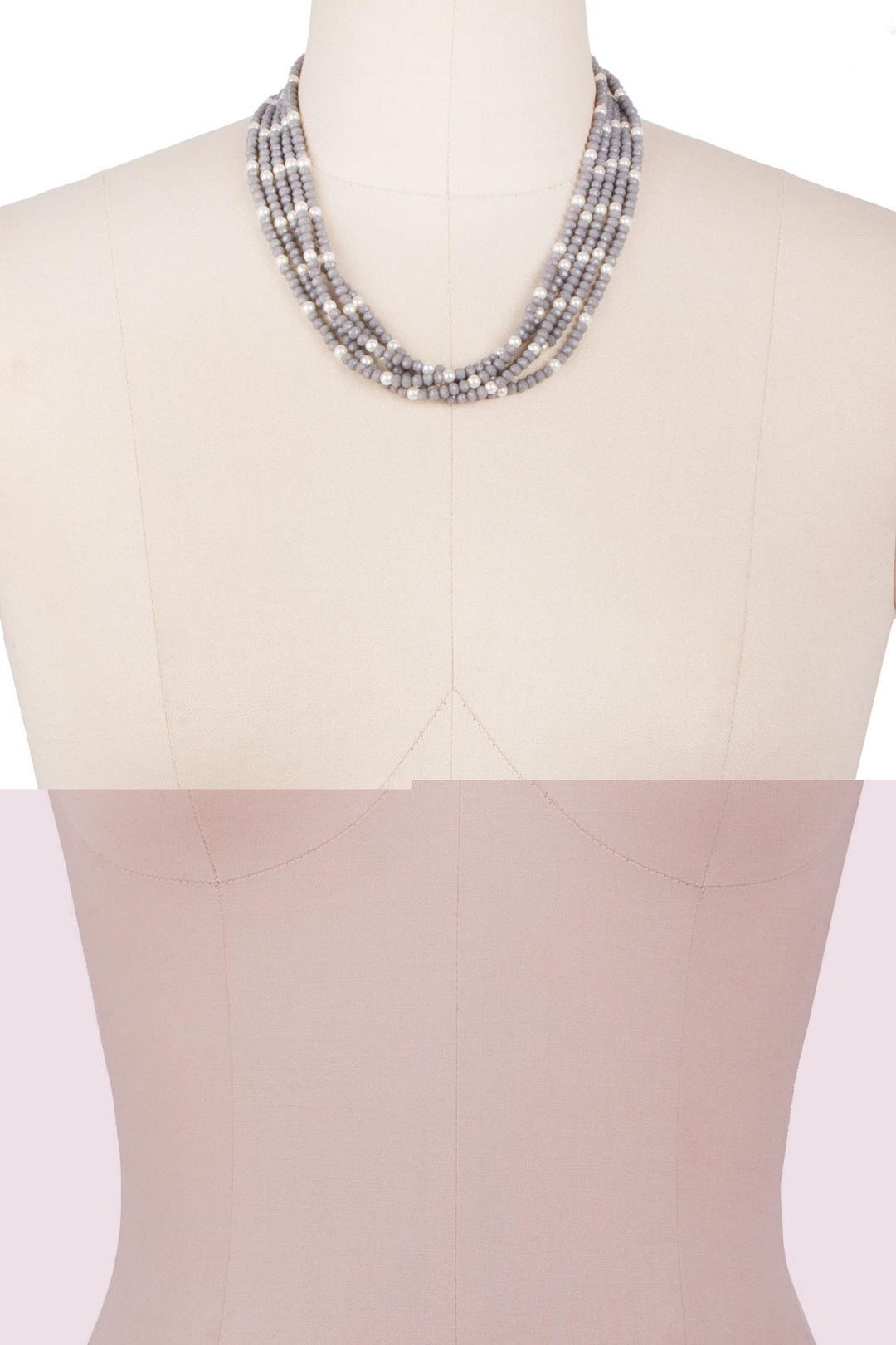 Crosby Short Crystal Pearl Necklace