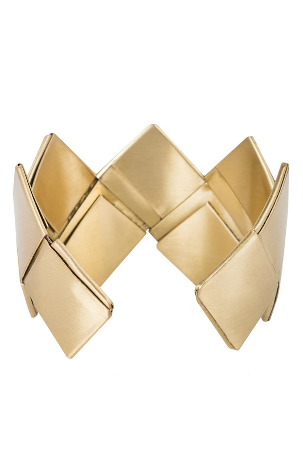 Hera Geometric Cuff Bracelet