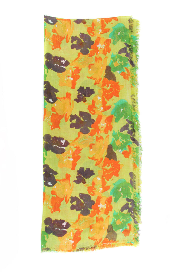 Okeefe Bright Floral Scarf