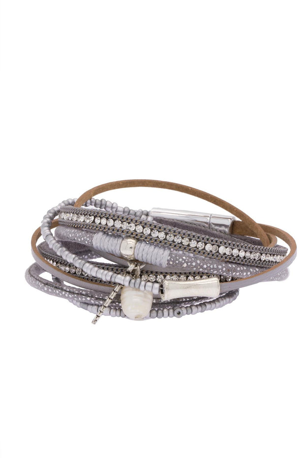 Sacramento Leather Wrap Bracelet