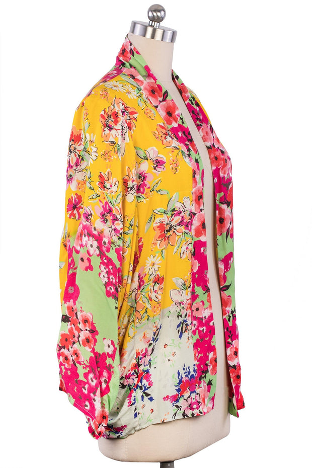 Elma Poppy Floral Kimono