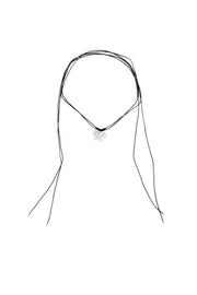Crystal Bow Choker Necklace