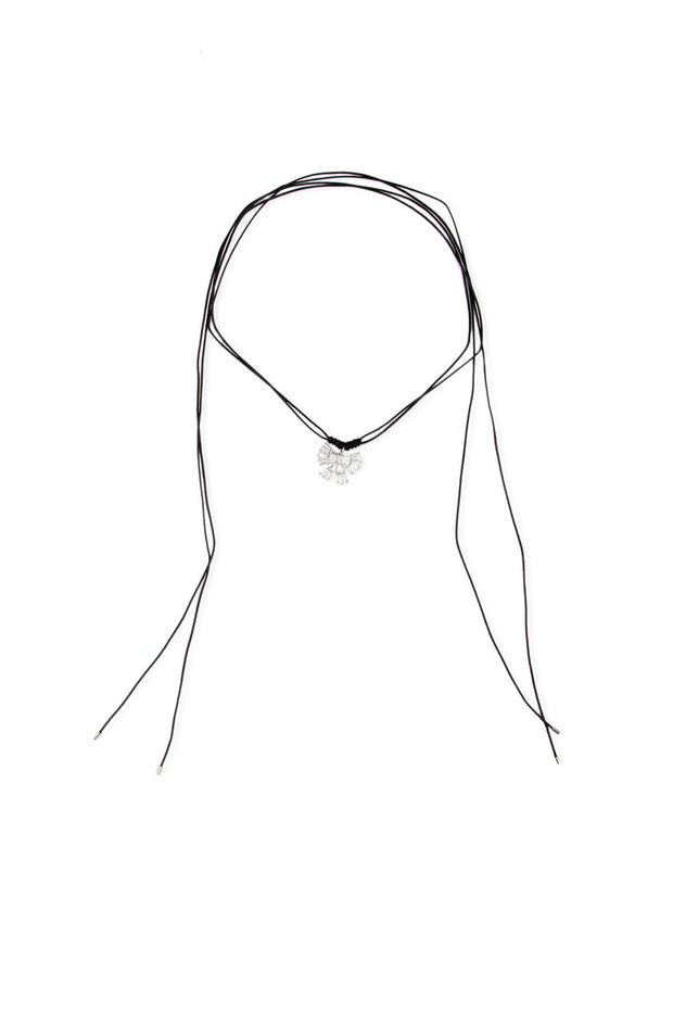 Crystal Bow Choker Necklace