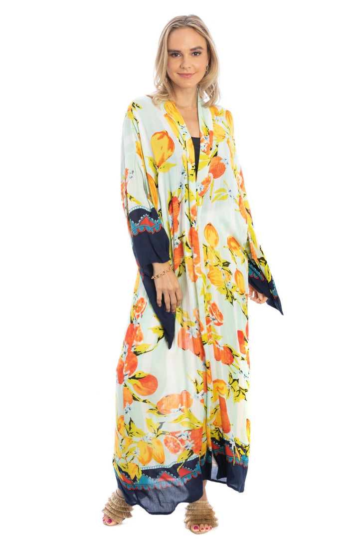 Citrus Motif Kimono