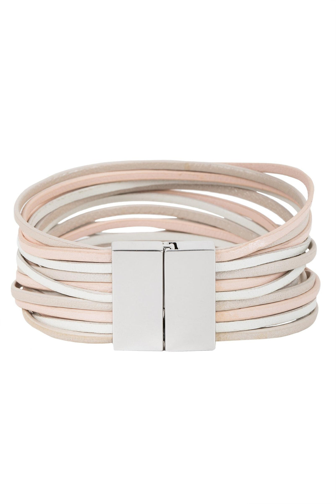 Jolie Metallic Leather Bracelet