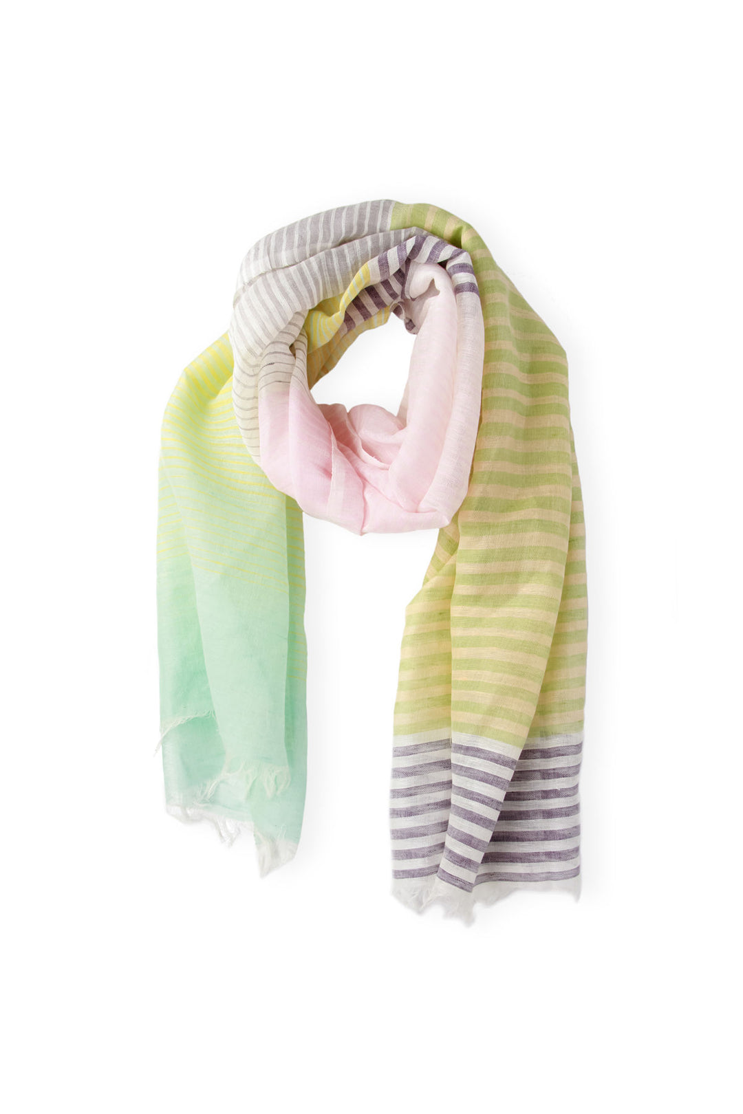 Zebra Spring Multi Stripe Scarf