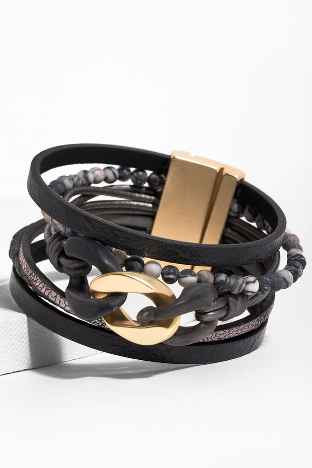 Frontier Leather Bracelet