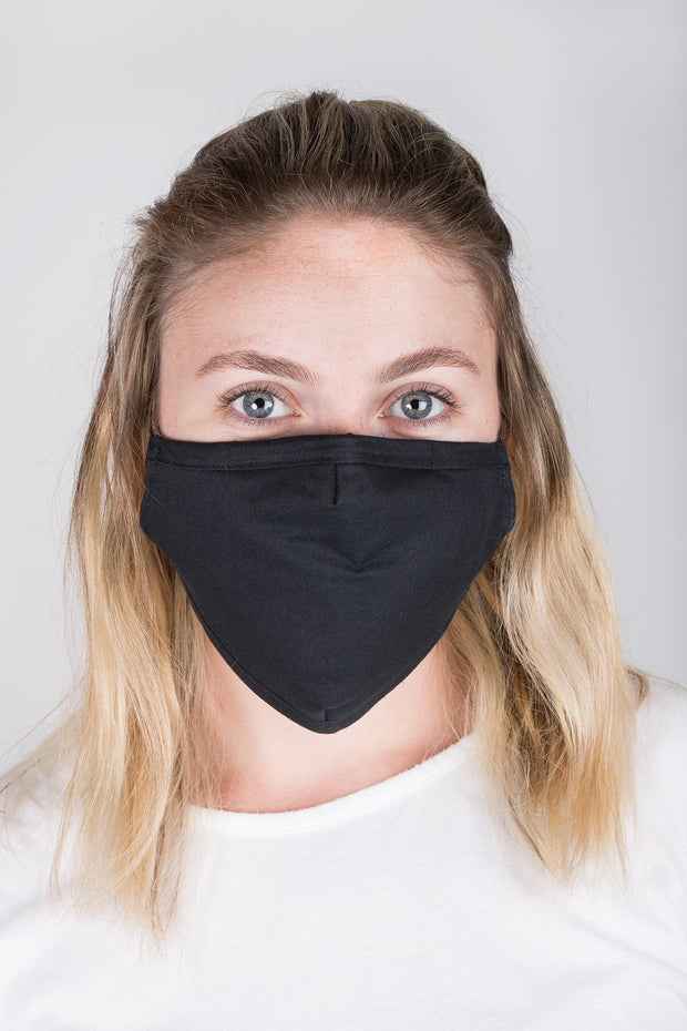 Adjustable Solid Face Mask with Two PM2.5 Filters